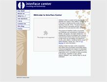 Tablet Screenshot of interfacecenter.org